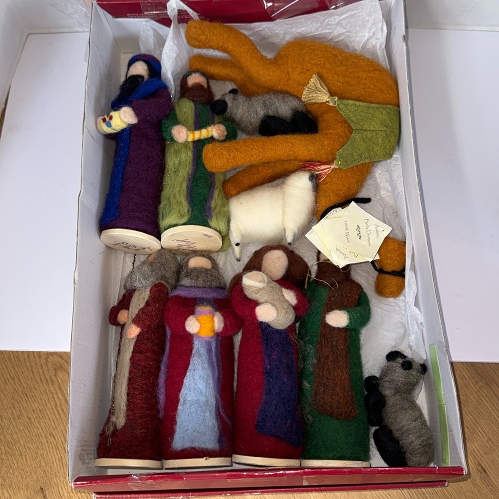 Handcrafted Felt Nativity Set - Picture 12 of 16